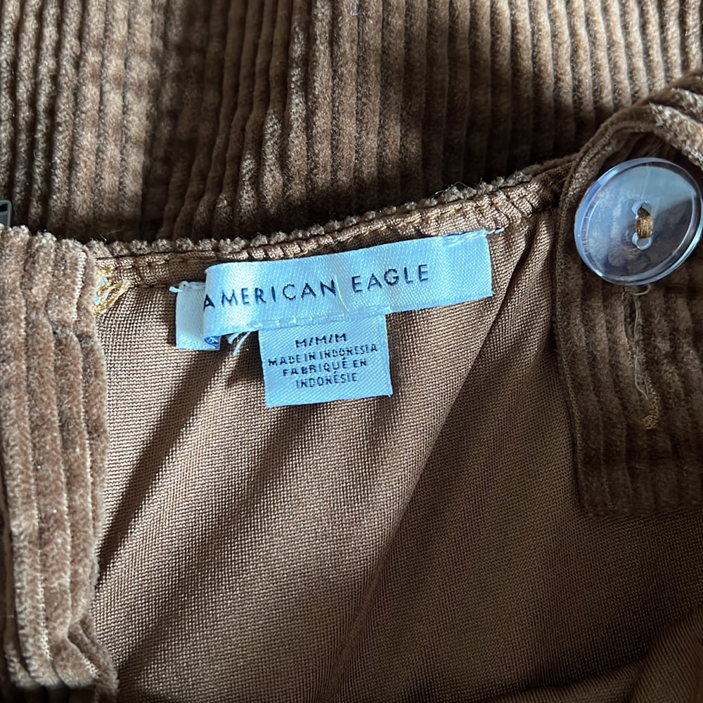 EUC American Eagle corduroy jumper, sz M - Picture 4 of 4